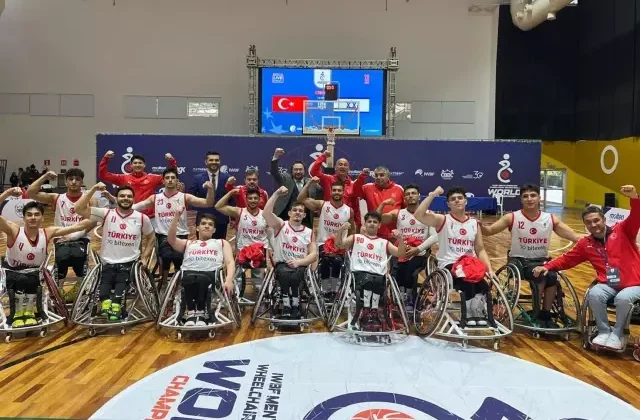 23 Yaş Altı Tekerlekli Sandalye Basketbol Milli Takımımız, İsrail’i 84 sayı farkla ezip geçti