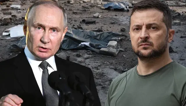 40 uçağını kaybeden Putin’den misilleme! Başkenti İHA’larla vurdu