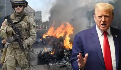 ABD’de gösteriler şiddetleniyor! Trump’tan “şehri kurtarma” talimatı