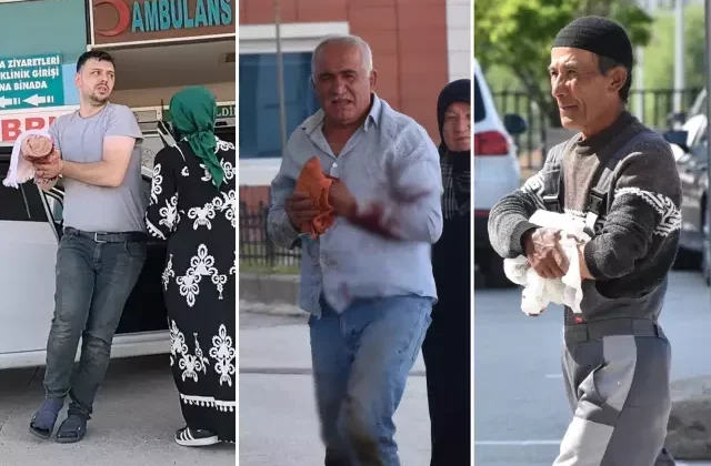 Acil servisler acemi kasaplarla doldu