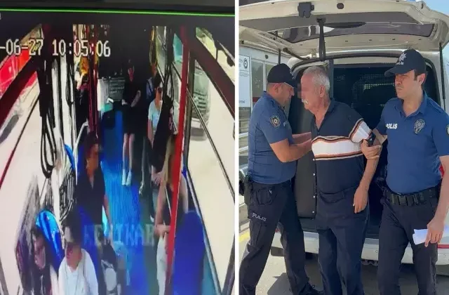 Halk otobüsünde etek altı fotoğraf çektiği iddia edilen 75 yaşındaki emekli hakime gözaltı