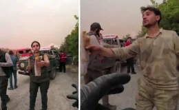 Alevlerin arasında insanlık dersi: Yangın bölgesinde paylaşılan bir lokma yürekleri ısıttı