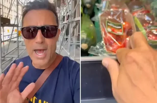 Almanya’da domates 20 euro mu? Mustafa Sandal markete gidip etiketleri çekti
