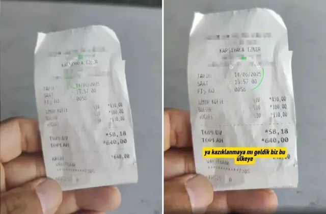 Almanya’dan gelen gurbetçi yemek hesabını görünce şoke oldu: Kazıklanmaya mı geldik?