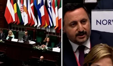 Avrupa’nın Gazze hazımsızlığı! AK Partili Karayel’in konuşmasını kestiler