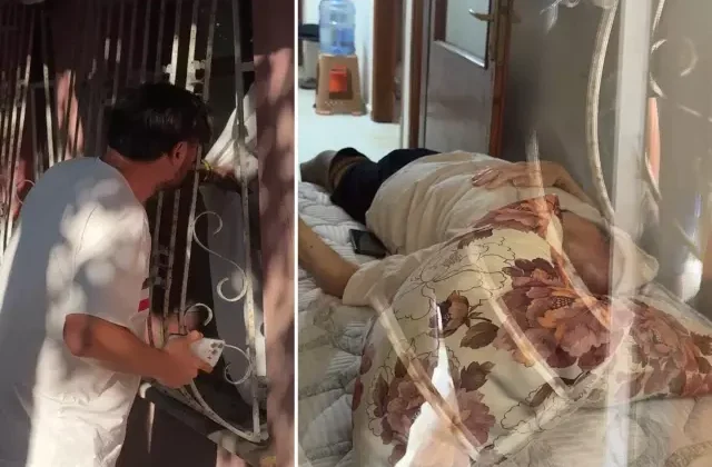 Babasına yardım için gelen ekiplere tepki gösterdi: Seni ölüme terk ediyorum
