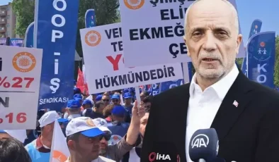 Bakanlığın önüne tabut bırakan Türk-İş’ten grev kararı