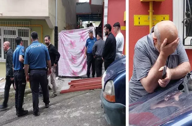 Balkon sıvasını kontrol ederken canından oldu