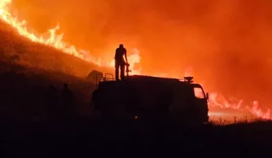 Bir yangın da Elazığ’da: Yerleşim yerleri boşaltılmaya başlandı