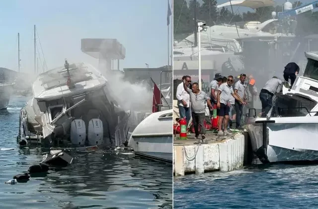 Bodrum’da tekne patladı! 3 kişi yaralandı