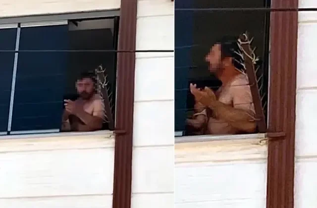 Böyle baba olmaz olsun! 4 aylık çocuğunu balkondan atmaya kalktı