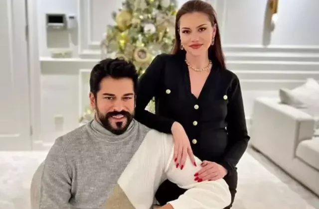 Burak Özçivit’ten eşi Fahriye Evcen’e aşk dolu kutlama