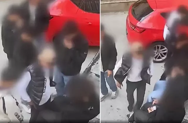 Çocuk yaştaki çete genç kızın kolyesini gasbetti