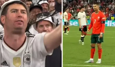 Cristiano Ronaldo Almanların “Messi” tezahüratlarına bakın nasıl yanıt verdi