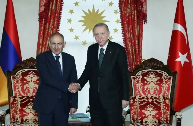 Cumhurbaşkanı Erdoğan, Ermenistan Başbakanı Paşinyan’ı kabul etti