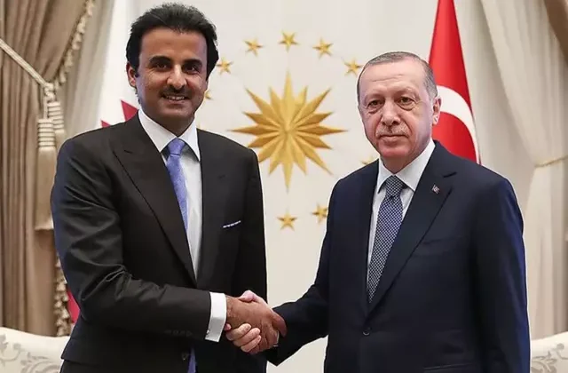 Cumhurbaşkanı Erdoğan, Katar Emiri Al Sani ile görüştü