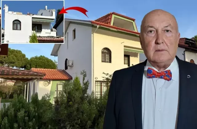 Deprem profesörü villasına kaçak kat çıkmış! Önce yıktı, sonra ilçeyi terk etti