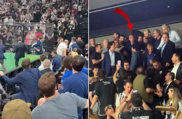 Derbide ortalık karıştı! İşte Ali Koç’un Beşiktaş taraftarlarıyla tartıştığı anlar