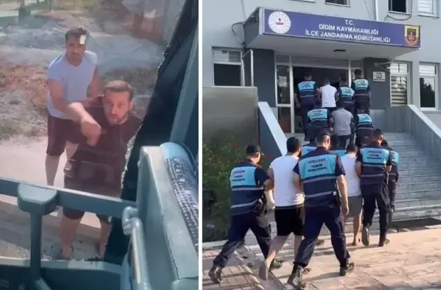 Didim’de tur otobüsüne saldıran 5 şüpheli tutuklandı