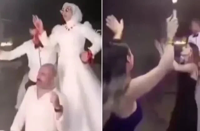 Düğündeki meşale şovu faciaya yol açıyordu