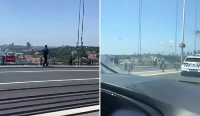 Elinde silahla 15 Temmuz Şehitler Köprüsü’nde intihara kalkıştı