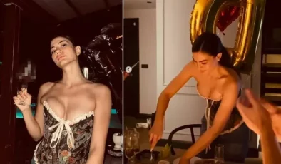 Eşref Rüya sezon finali yapıyor! Demet Özdemir’e kesilen pastanın üzerindeki not dikkat çekti
