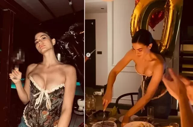 Eşref Rüya sezon finali yapıyor! Demet Özdemir’e kesilen pastanın üzerindeki not dikkat çekti