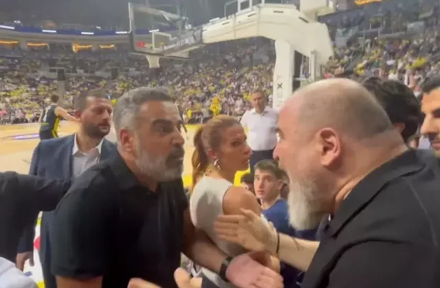 Fenerbahçe Beko, Beşiktaş Fibabanka maçında yöneticiler arasında gerilim