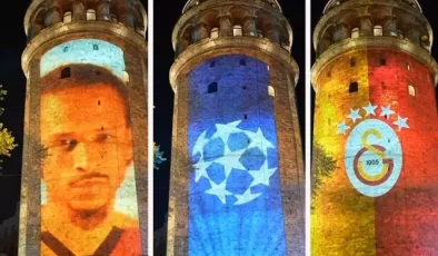 Galatasaray’dan 00:00’da Galata Kulesi’nde ışık şov