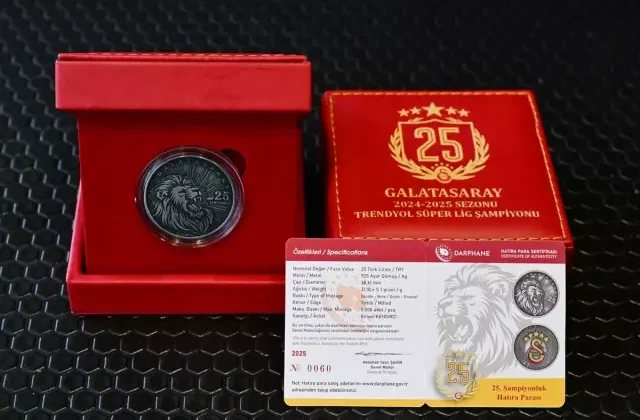Galatasaray’ın 25. şampiyonluğu için hatıra parası çıkıyor