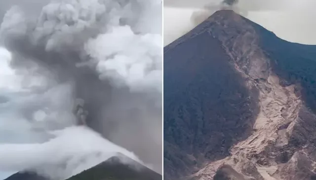 Guatemala’daki Fuego Yanardağı patladı: 500’den fazla kişi tahliye edildi