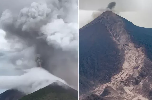 Guatemala’daki Fuego Yanardağı patladı: 500’den fazla kişi tahliye edildi