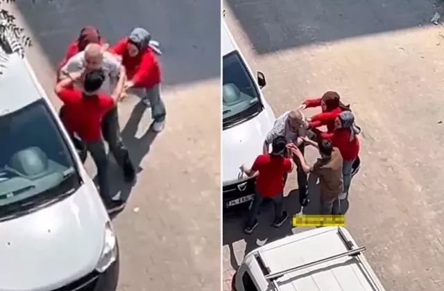 Hırsızlık yaptığı iddia edilen yaşlı adam kaçmasın diye her şeyi yaptılar