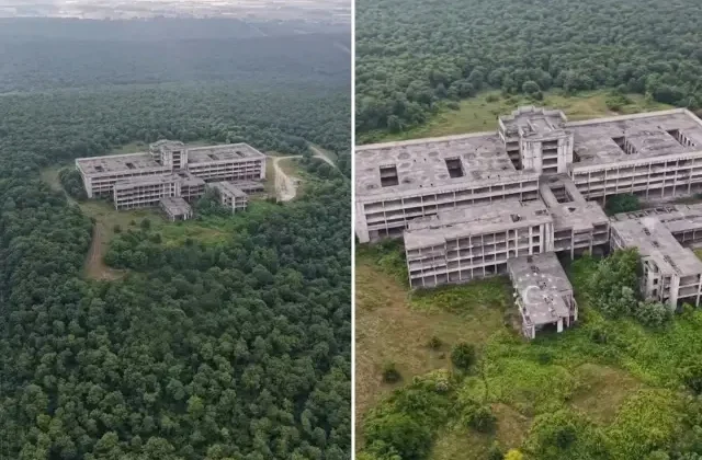 İmece usulü yapılan dev hastane çürümeye terk edildi