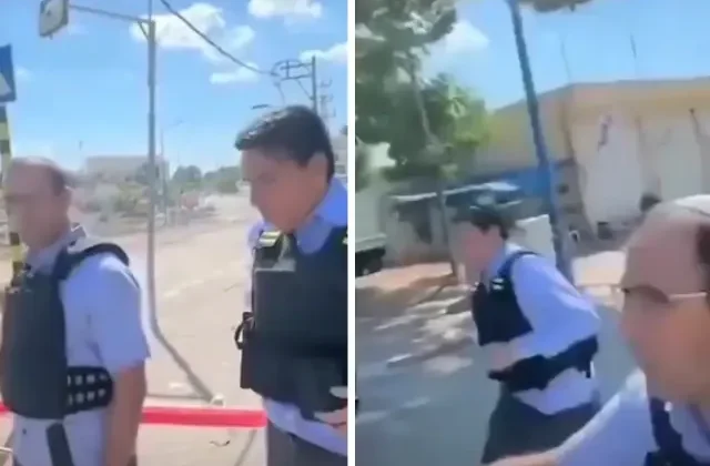 İran füzeleri düştü, İsrail Meclisi üyesi böyle kaçtı