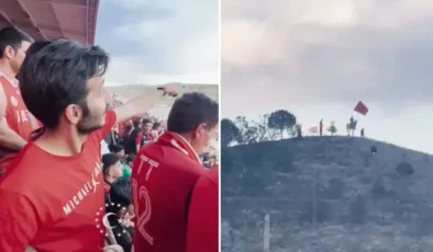 İran ligindeki Türk takımının stadında çekilen görüntü tüyleri diken diken etti