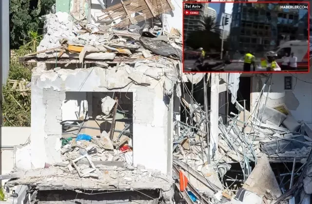 İsrail enkaz kaldırıyor! Tel Aviv’den canlı yayın
