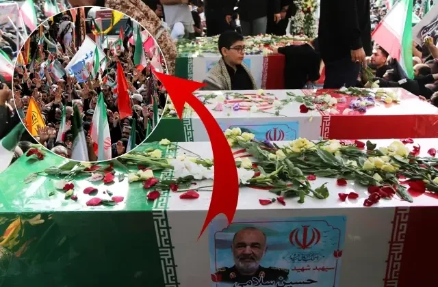 İsrail’in “öldürdük” dediği 2 kritik isim Tahran’daki cenazede ortaya çıktı