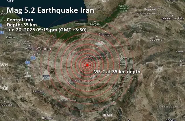 İsrail saldırıları altındaki İran’da 5.5 büyüklüğünde deprem