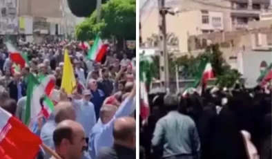 İsrail saldırılarının ardından İranlılar sokağa çıktı: İntikam, intikam
