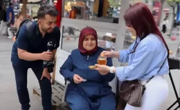 İstanbul’un göbeğinde bal challenge! Lezzeti tam not aldı