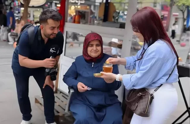İstanbul’un göbeğinde bal challenge! Lezzeti tam not aldı