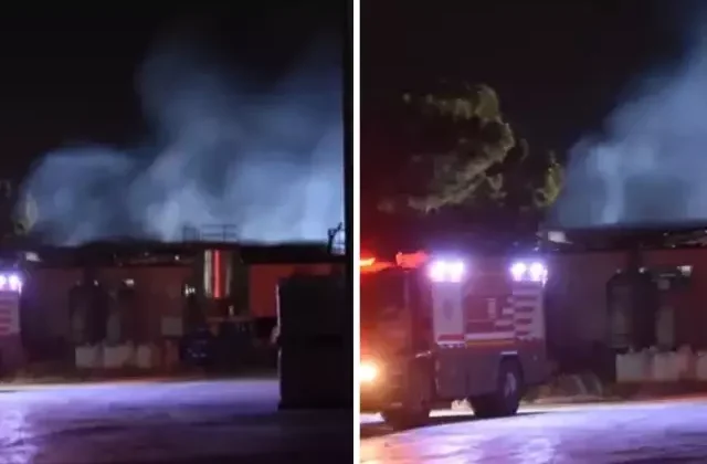 İzmir’de kimya fabrikasında yangın! Dumanlar gökyüzünü kapladı