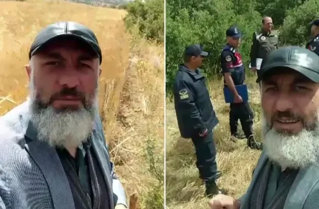 Jandarmayı arayıp ormanı yakacağını söyledi, nedeni de akılalmaz