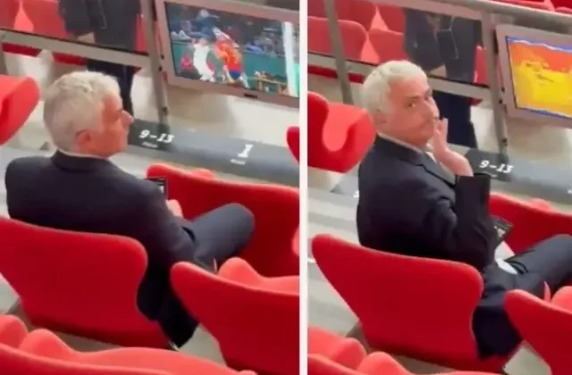 Jose Mourinho bildiğiniz gibi! İsmiyle değil de o kelimeyle seslenilince bakıyor