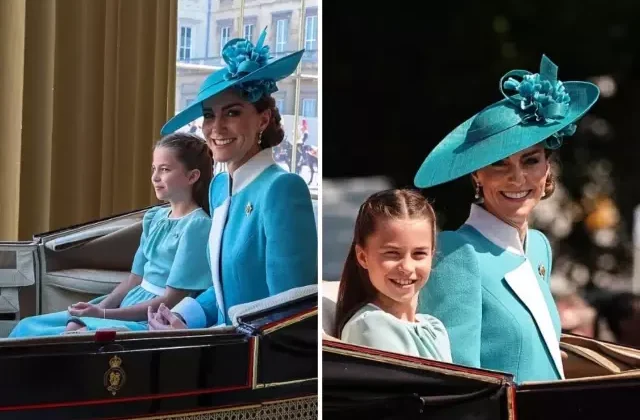 Kate Middleton, Trooping the Colour töreninde zerafetiyle göz kamaştırdı