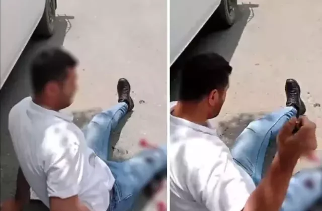 Kendisini rahatsız eden erkeği ayaklarından vuran kadın, o anları sosyal medyadan paylaştı