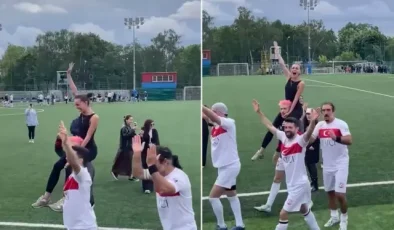 Kubilay Aka Moskova’da galip geldi! Zaferi sevgilisini omzuna alarak kutladı