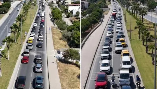 Kuşadası’na tatilci akını! Son 24 saatte 60 binden fazla araç giriş yaptı