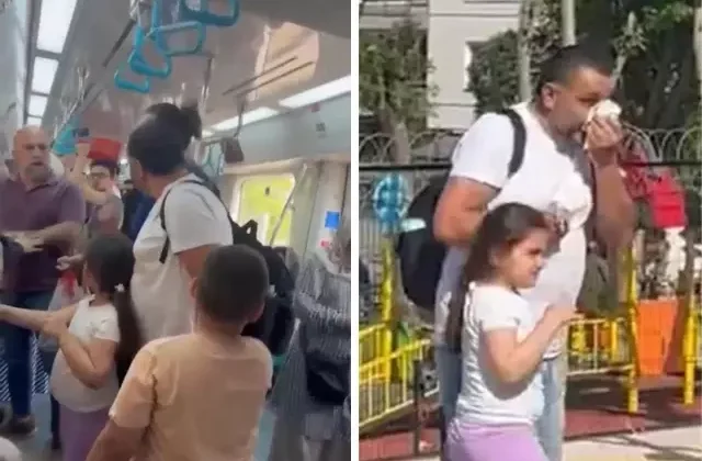 Marmaray’da çocukların yanında babaya yumruk atan kişiden özür: Ben inanın böyle bir insan değilim